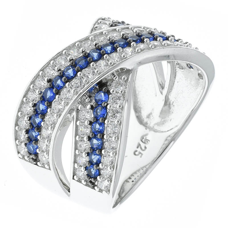 Women Criss Cross Jewelry Ring 