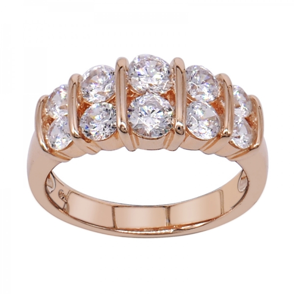 925er Damen Ring mit vergoldetem Ring 