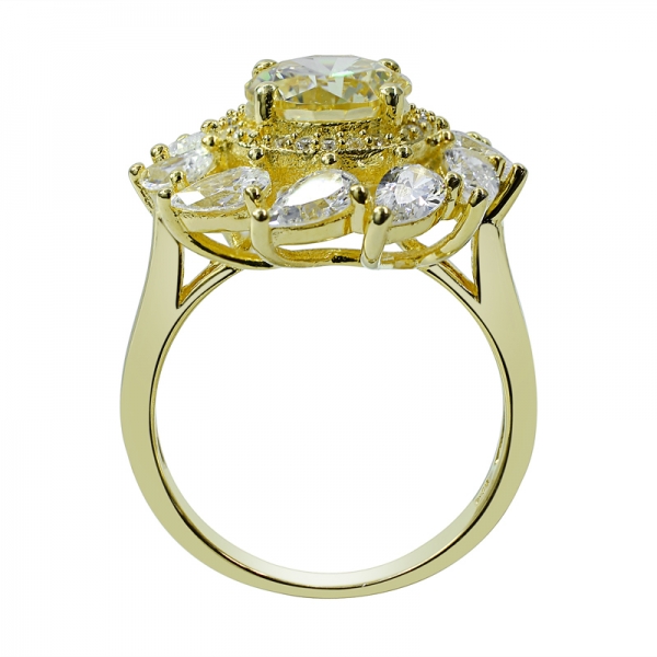 faszinierender Ring aus rhodiniertem Silber Paraiba 925 