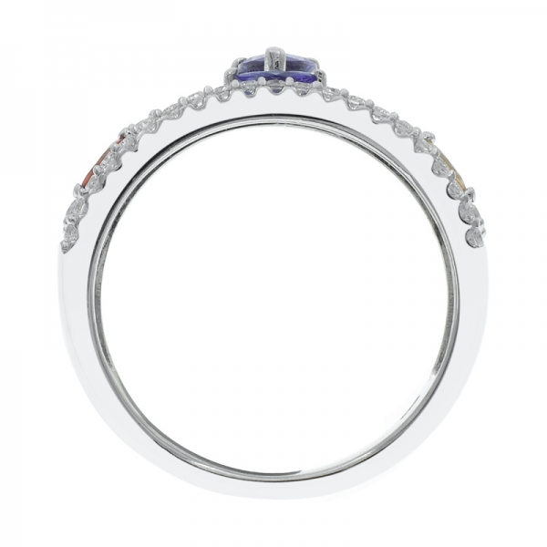 925er Sterlingsilber subtilen eleganten Ring 