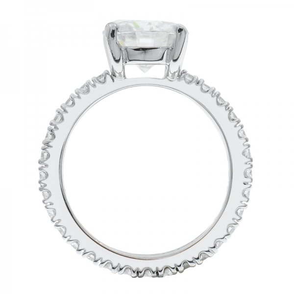 925er Silber zeitloser Unendlichkeits-weißer CZ-Ring 