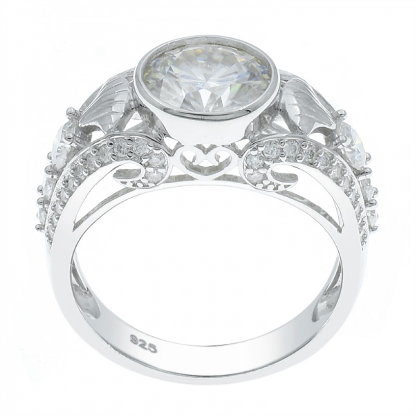  925 Sterling Silber Fancy Oceanic Damen Ring 
