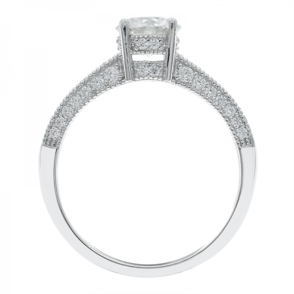 Dramatischer Ring aus 925 Sterling Silber für Damen 