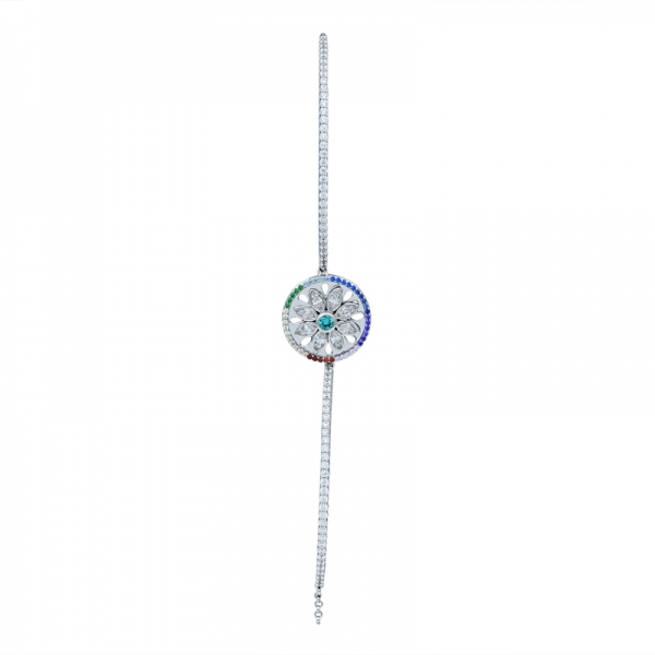 modisches 925er Silber Spinning Armband 