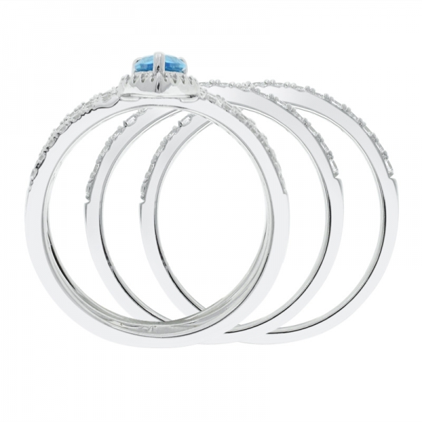 925 Silber Multi-Linien-Ring im Modestil 