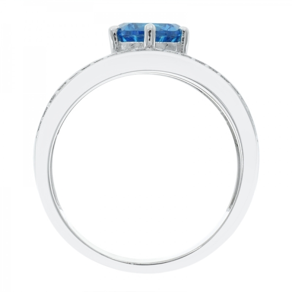 Neonapatit-Ring aus 925er Sterlingsilber 