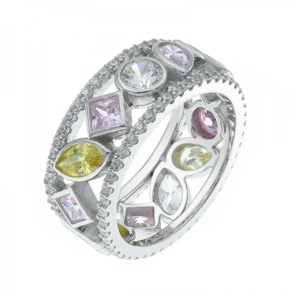 süße Mode 925 Sterling Silber Damen Infinity Ring 