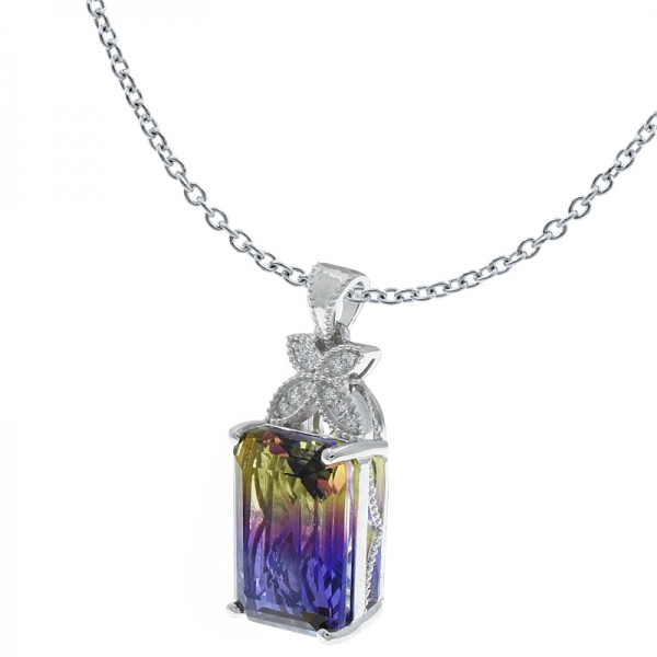 china 925 sterling silver butterfly ametrine anhänger 