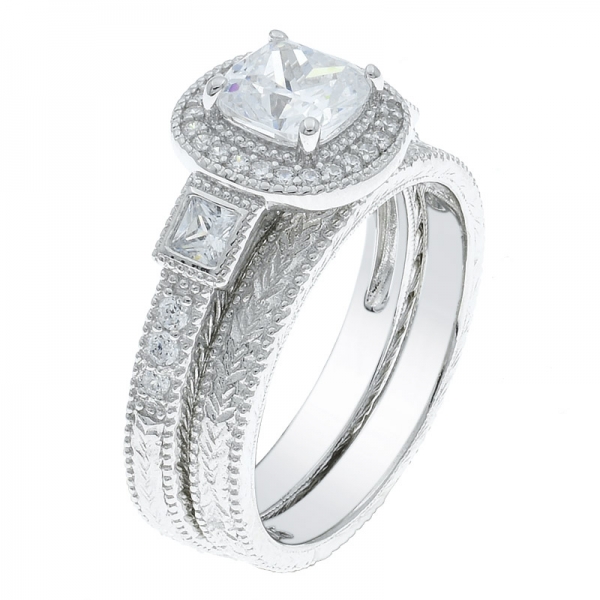 925er Sterling Silber Ring für Brautschmuck 
