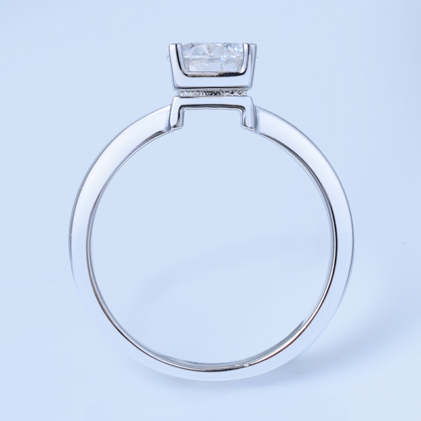 Solitär-Ring aus 925er Sterling Silber 