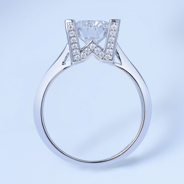 925 Sterling Silber Solitär Ring Schmuck für Frauen 
