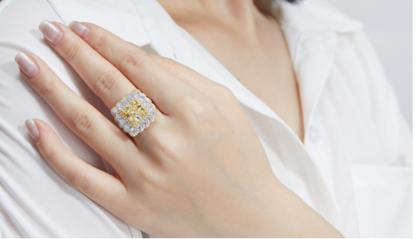 3.5ct Prinzessin Form Feuerwerk Diamant Farbe Whosale Silber Schmuck Ring schneiden 