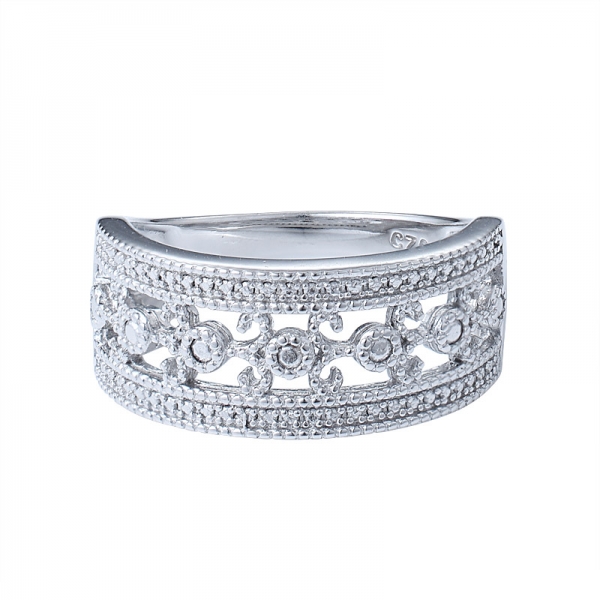 super klassisches Design 925 Silber Designer Ring Band 
