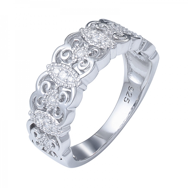 neue muster juwelen silber 925 bunte cz ring für geschenk 