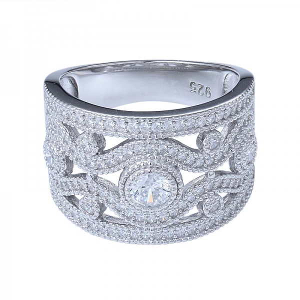 2020 heißer Verkauf 925 Sterlingsilber CZ-Diamant-Verlobungsringe für Paare 