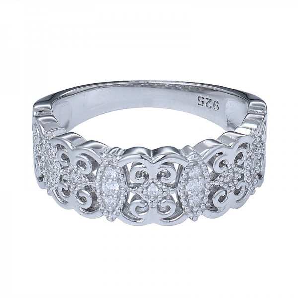 neue muster juwelen silber 925 bunte cz ring für geschenk 