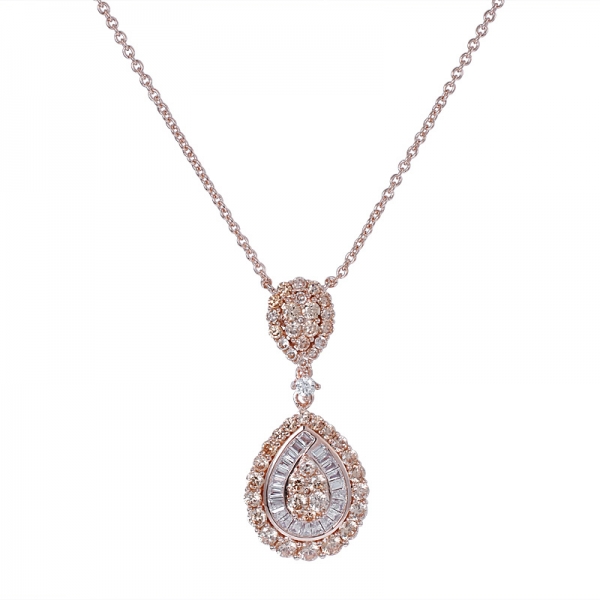 Hohe Qualität rose gold charm Silber Halskette Set verkaufen sich gut in den Nahen Osten 