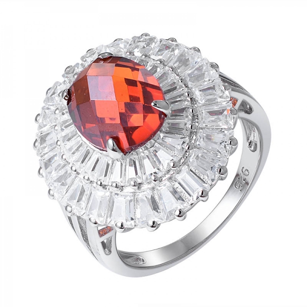 hochwertige ovale rosa Opal Edelstein Damen Verlobung Sterling Silber Ring 